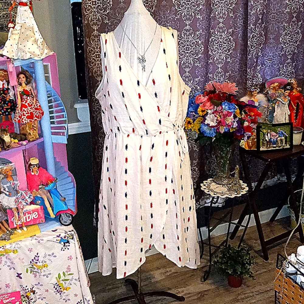 Universal threads wrap dress